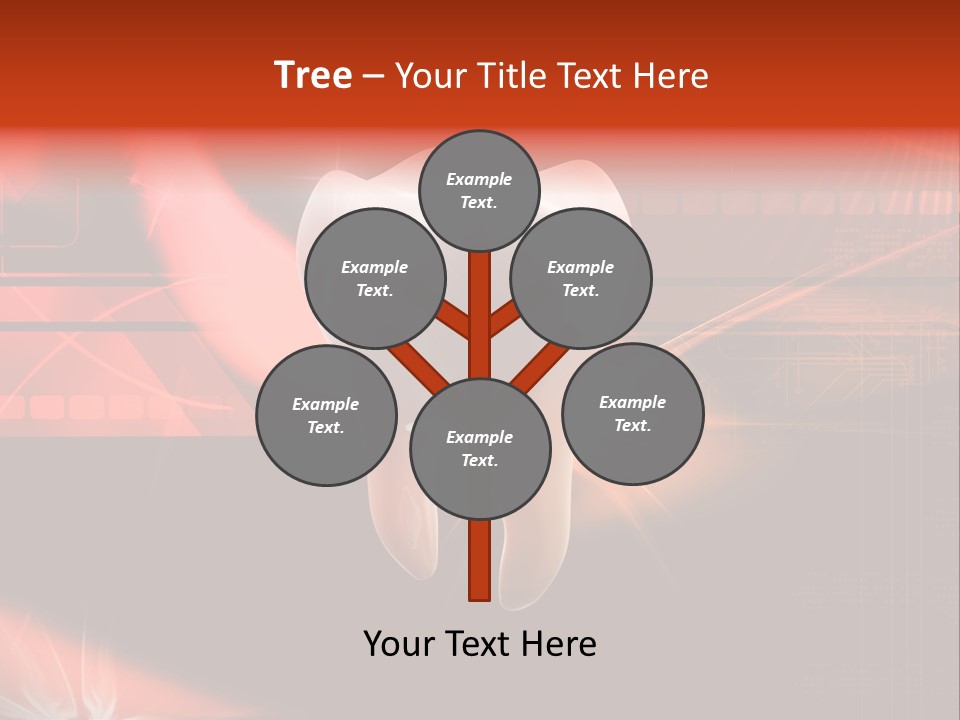 Illustration Teeth Mouth PowerPoint Template