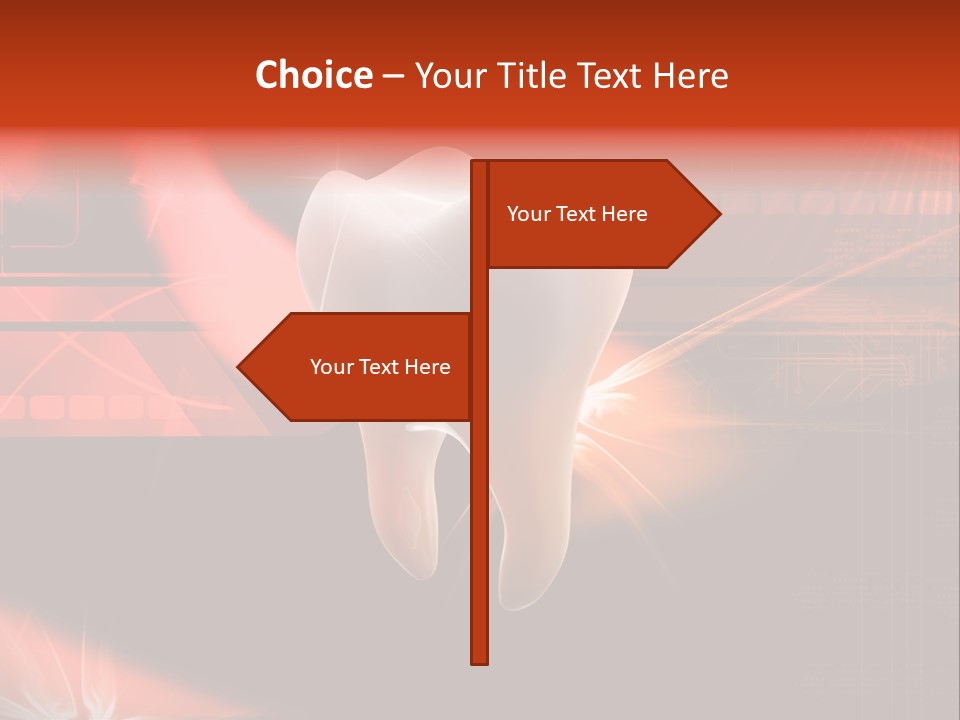 Illustration Teeth Mouth PowerPoint Template