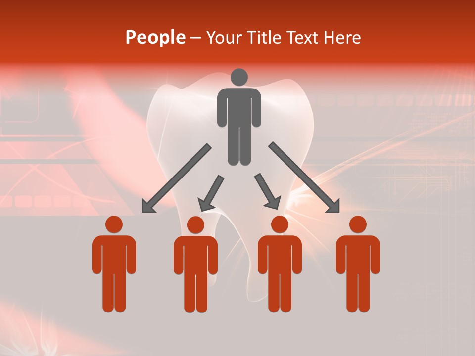 Illustration Teeth Mouth PowerPoint Template