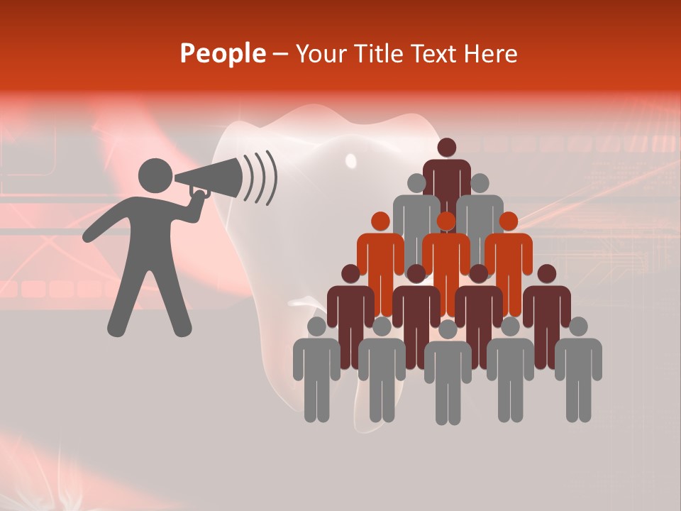 Illustration Teeth Mouth PowerPoint Template