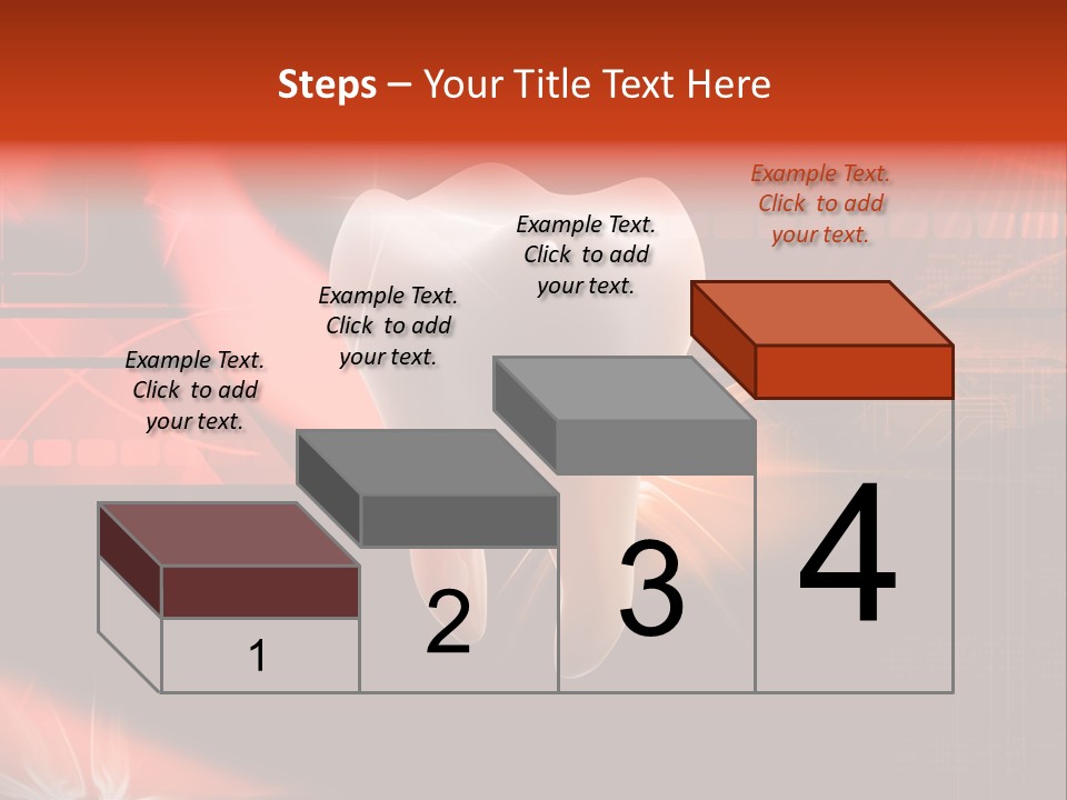 Illustration Teeth Mouth PowerPoint Template