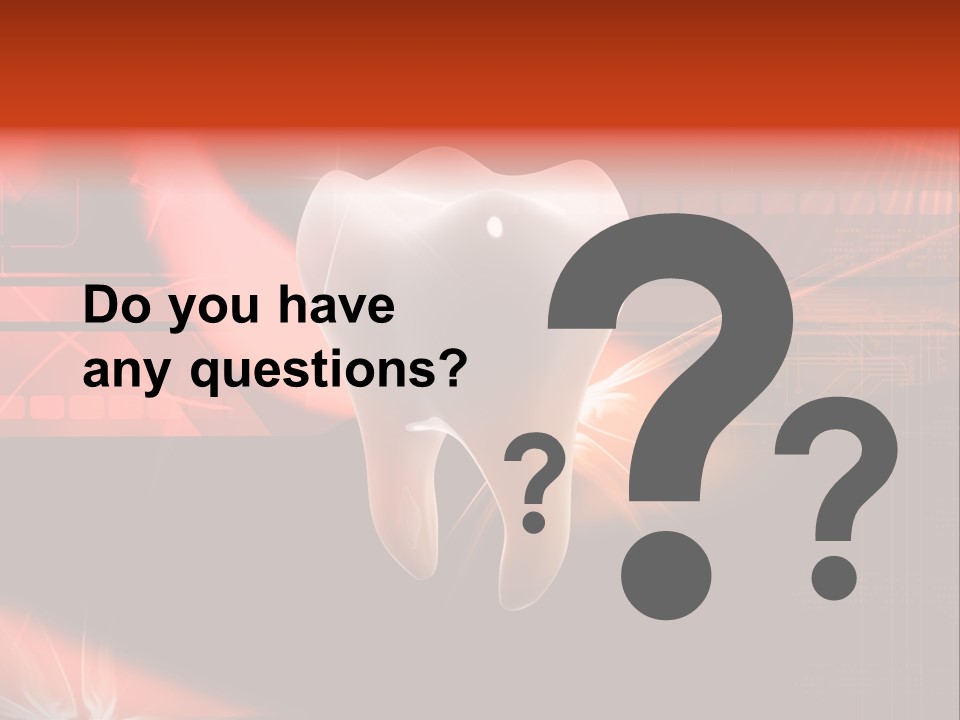 Illustration Teeth Mouth PowerPoint Template