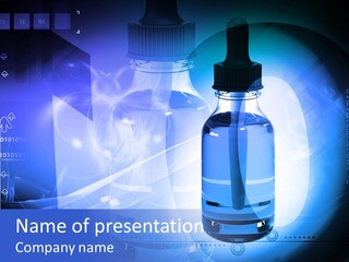 Liquid Abstract Medicine PowerPoint Template