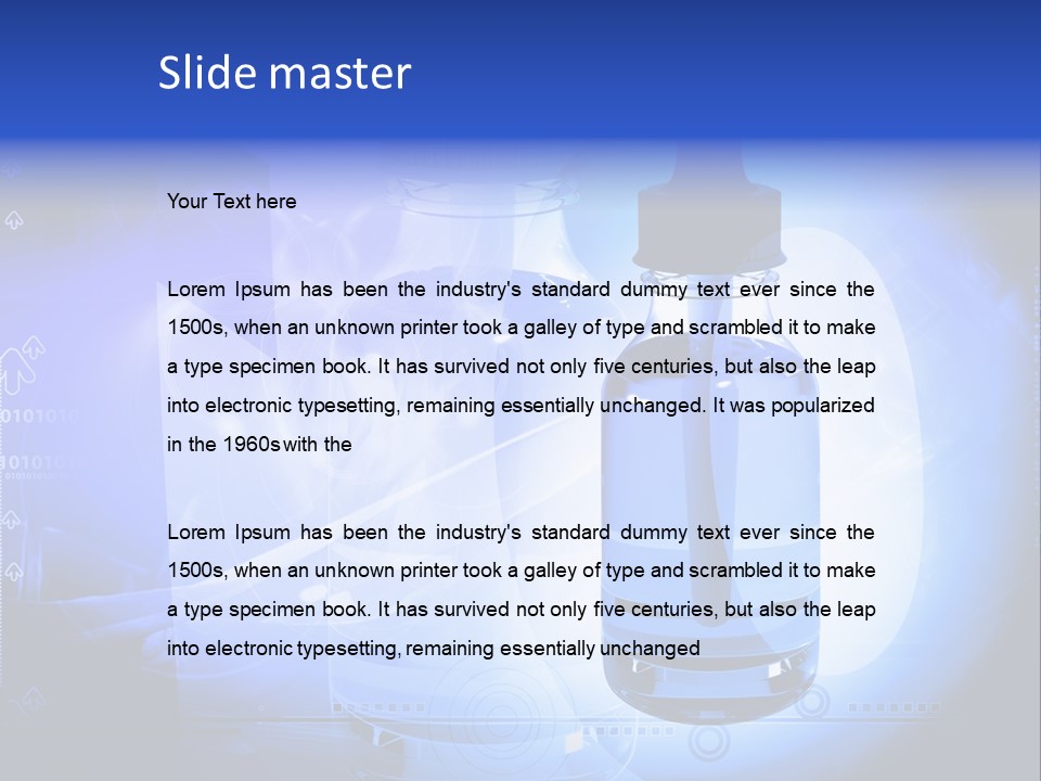 Liquid Abstract Medicine PowerPoint Template