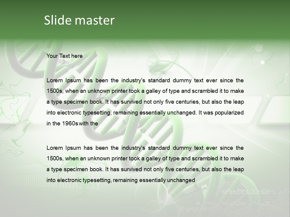 Organ Illustration Cell PowerPoint Template