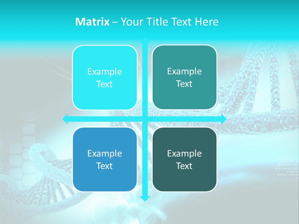 Dna Chromosome Imagination PowerPoint Template