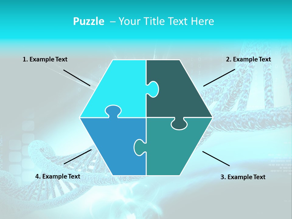 Dna Chromosome Imagination PowerPoint Template
