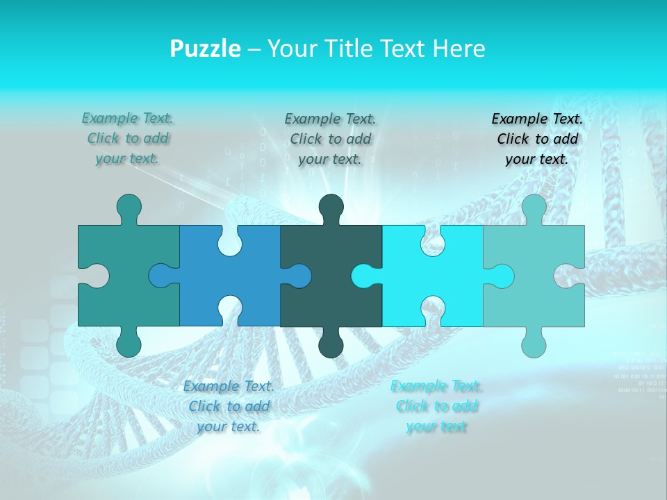 Dna Chromosome Imagination PowerPoint Template