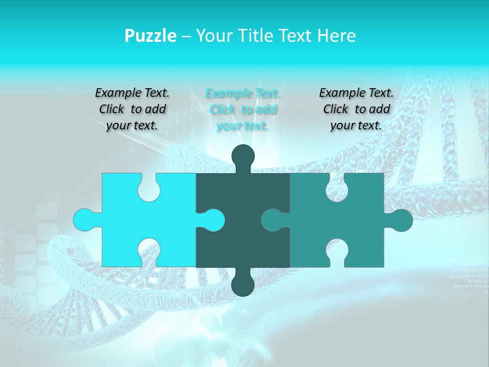 Dna Chromosome Imagination PowerPoint Template