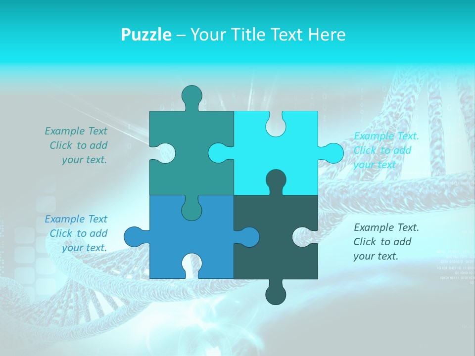 Dna Chromosome Imagination PowerPoint Template