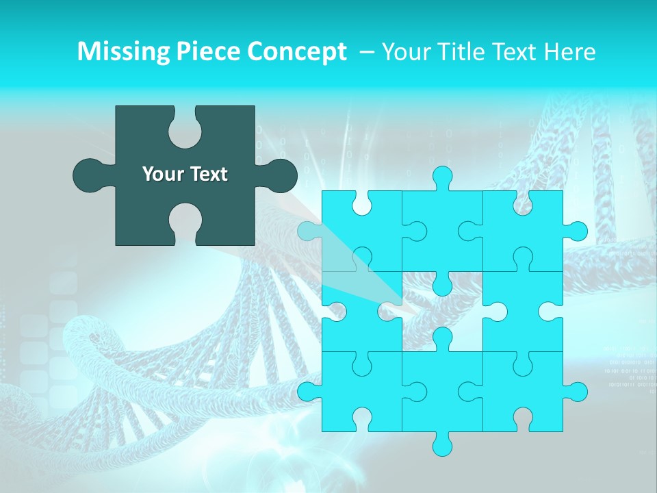 Dna Chromosome Imagination PowerPoint Template