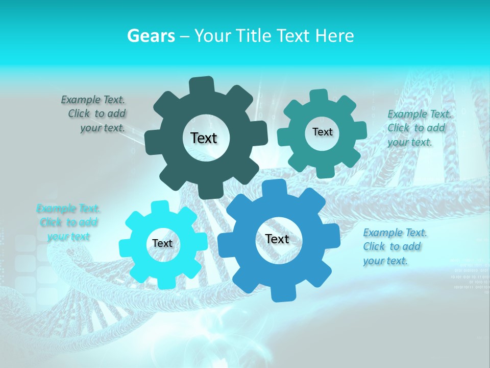 Dna Chromosome Imagination PowerPoint Template
