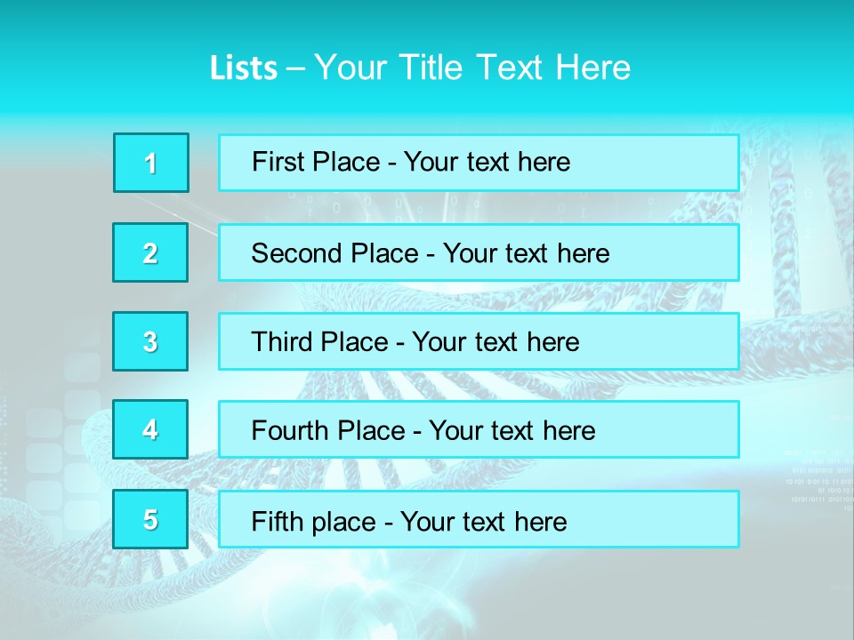 Dna Chromosome Imagination PowerPoint Template