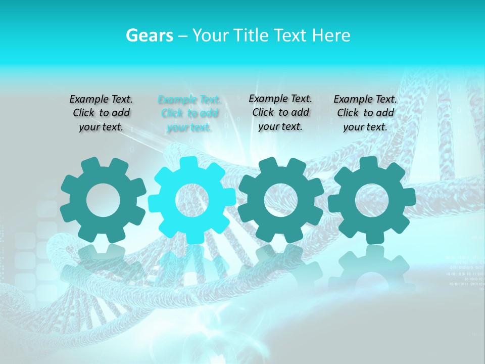 Dna Chromosome Imagination PowerPoint Template