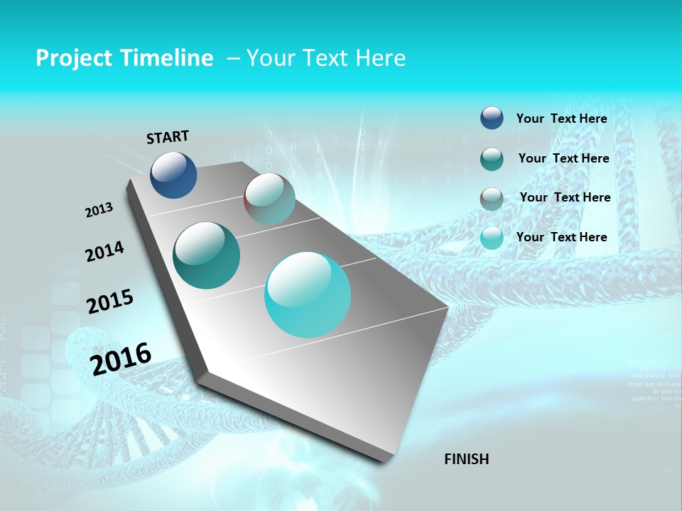 Dna Chromosome Imagination PowerPoint Template