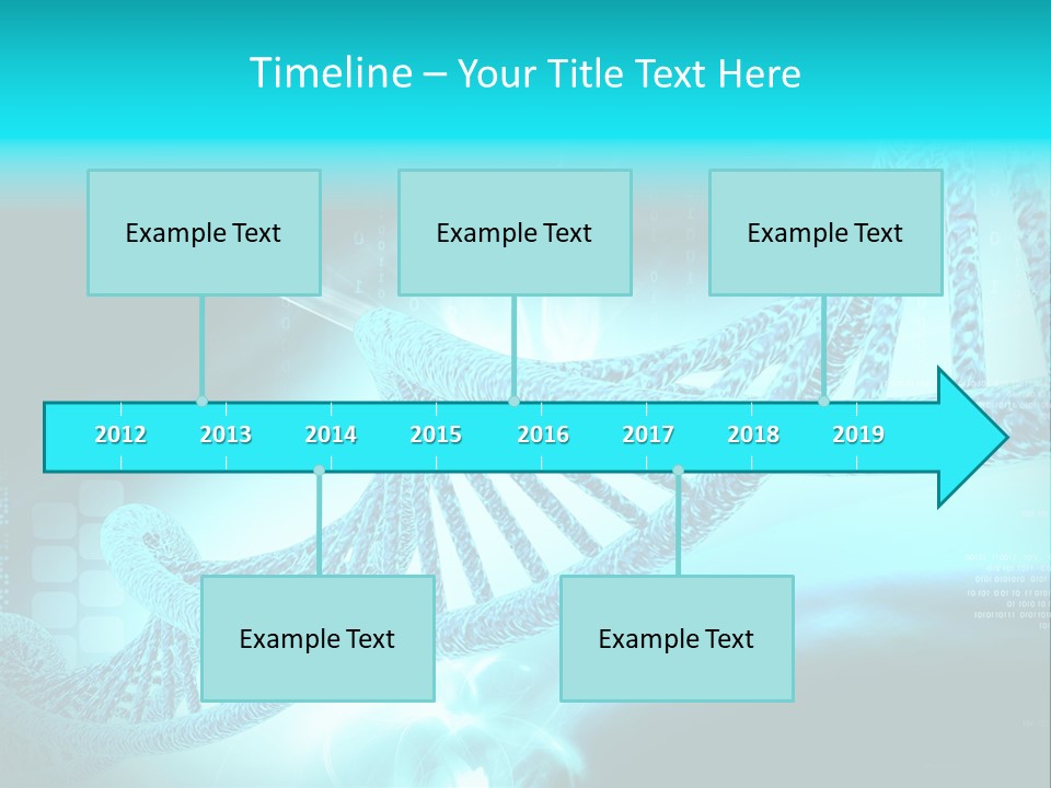 Dna Chromosome Imagination PowerPoint Template