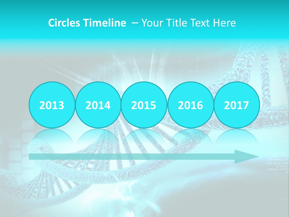 Dna Chromosome Imagination PowerPoint Template