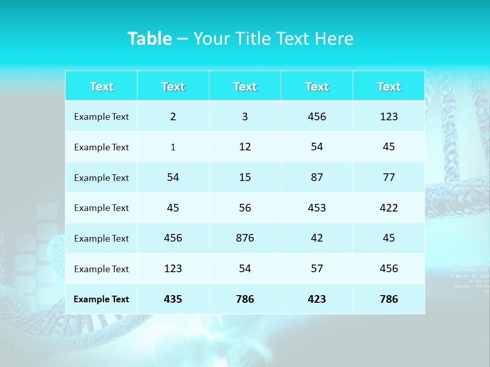 Dna Chromosome Imagination PowerPoint Template