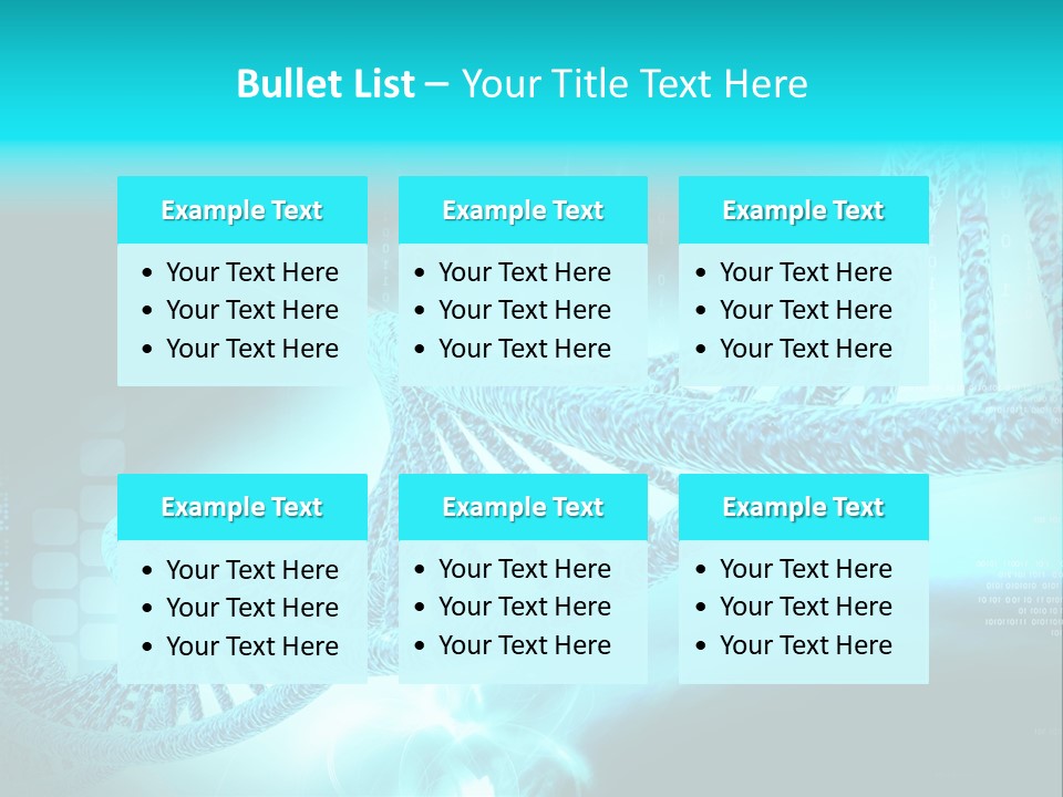 Dna Chromosome Imagination PowerPoint Template