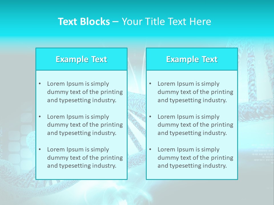 Dna Chromosome Imagination PowerPoint Template