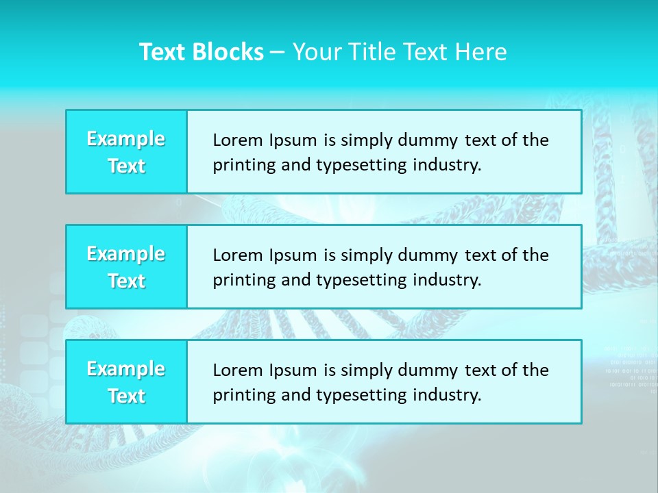 Dna Chromosome Imagination PowerPoint Template