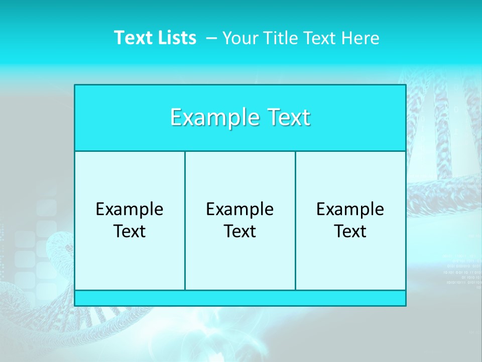 Dna Chromosome Imagination PowerPoint Template
