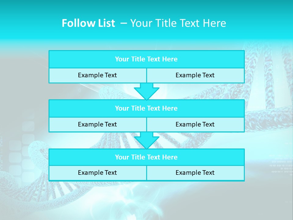 Dna Chromosome Imagination PowerPoint Template