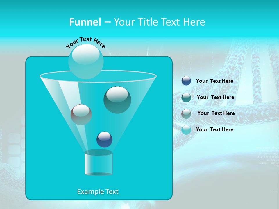Dna Chromosome Imagination PowerPoint Template