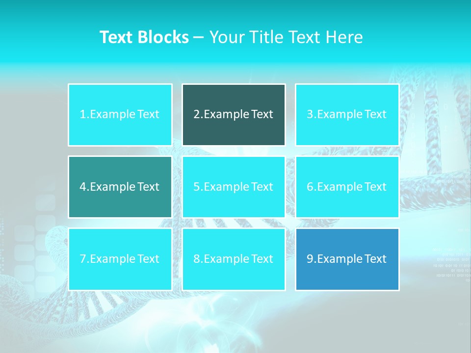 Dna Chromosome Imagination PowerPoint Template