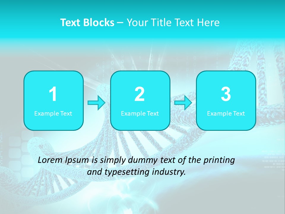 Dna Chromosome Imagination PowerPoint Template