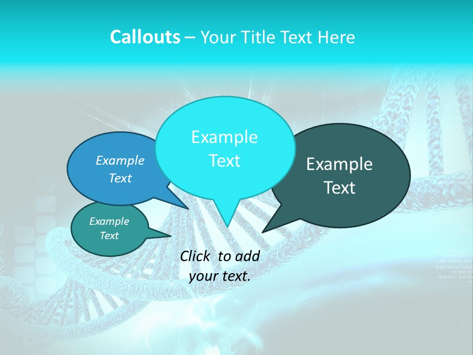 Dna Chromosome Imagination PowerPoint Template