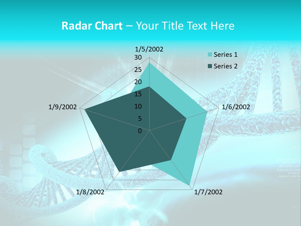 Dna Chromosome Imagination PowerPoint Template