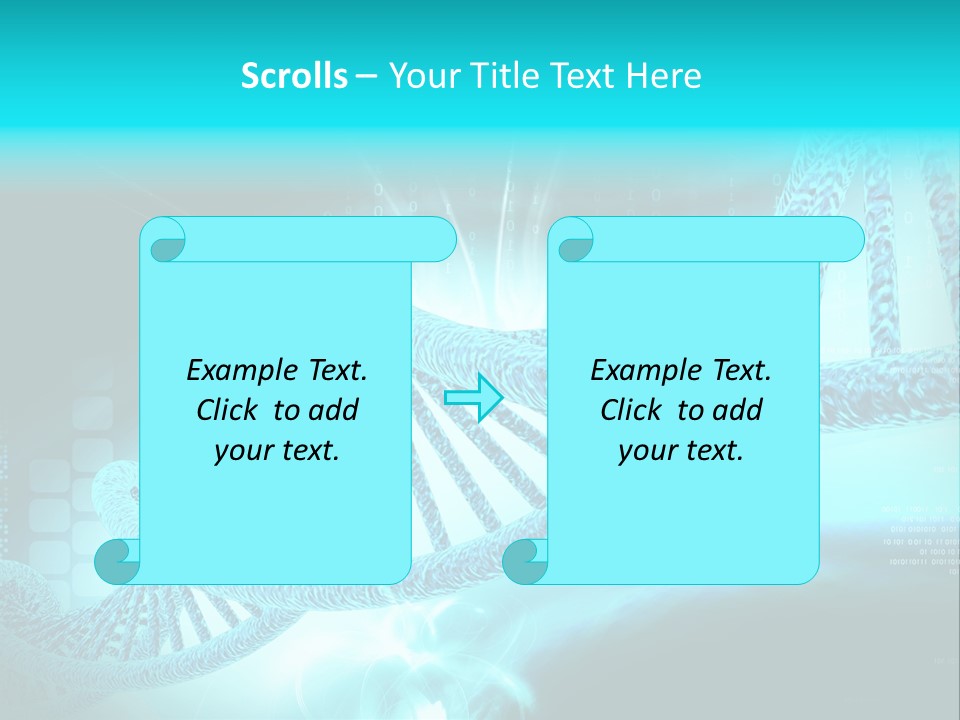 Dna Chromosome Imagination PowerPoint Template