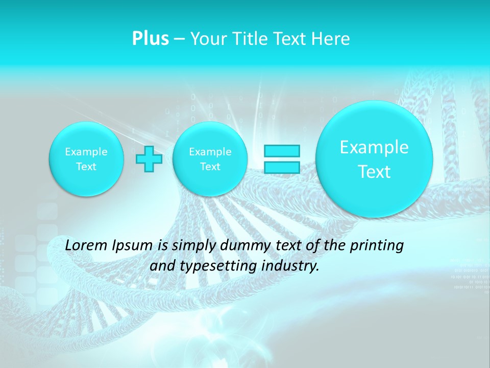 Dna Chromosome Imagination PowerPoint Template