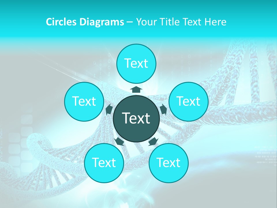 Dna Chromosome Imagination PowerPoint Template