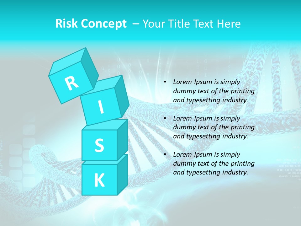 Dna Chromosome Imagination PowerPoint Template