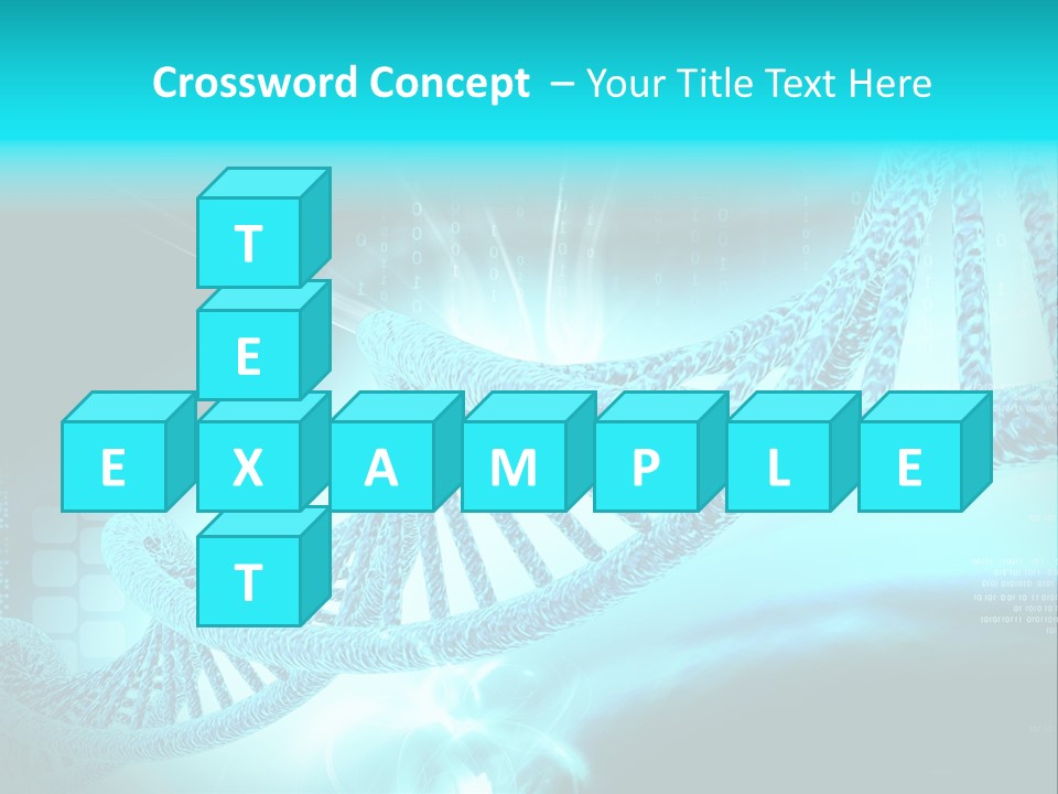 Dna Chromosome Imagination PowerPoint Template