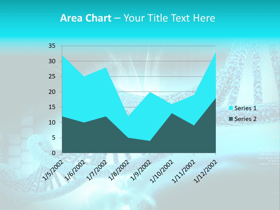 Dna Chromosome Imagination PowerPoint Template