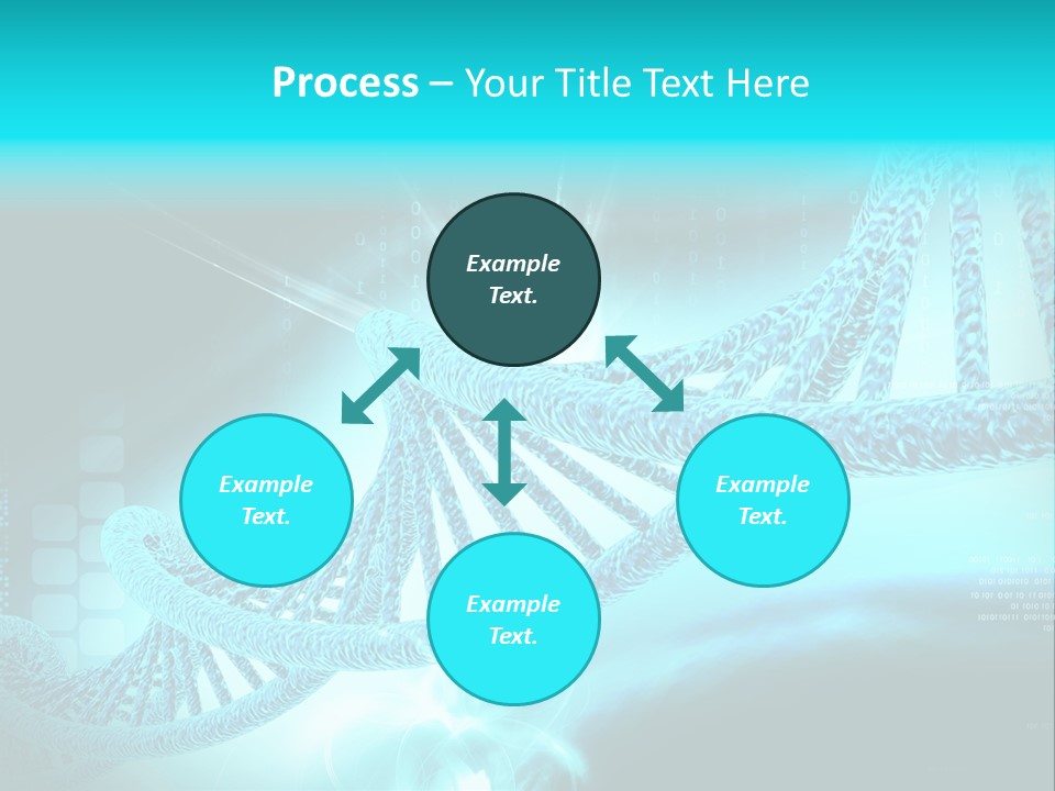 Dna Chromosome Imagination PowerPoint Template