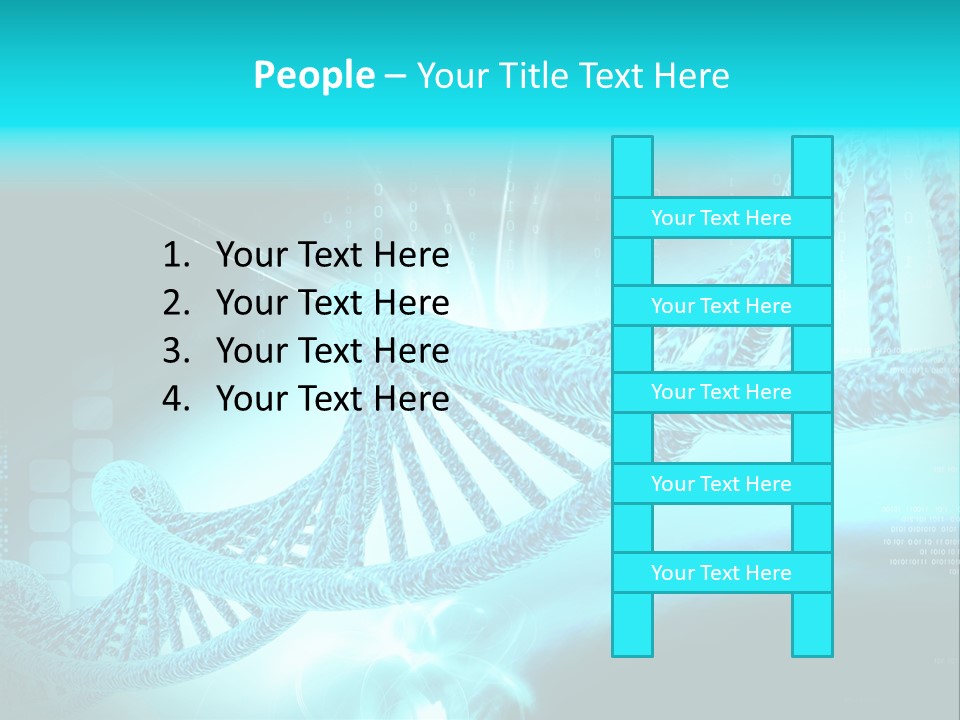 Dna Chromosome Imagination PowerPoint Template