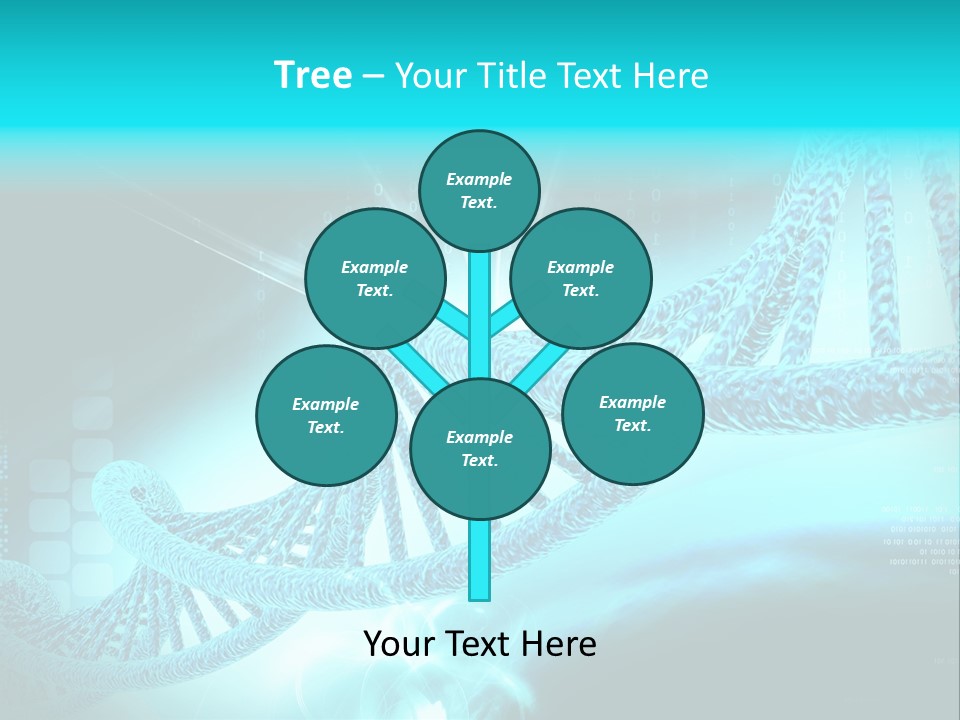 Dna Chromosome Imagination PowerPoint Template