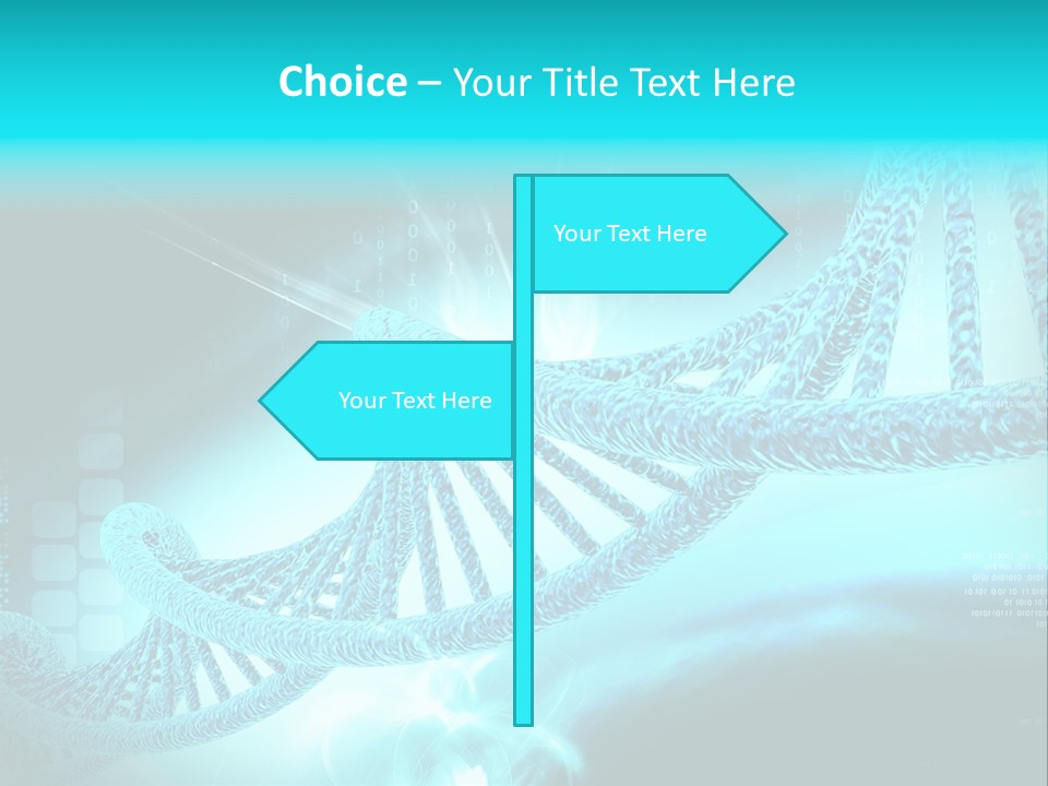 Dna Chromosome Imagination PowerPoint Template
