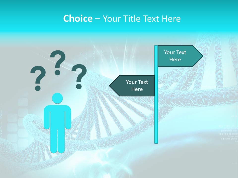 Dna Chromosome Imagination PowerPoint Template