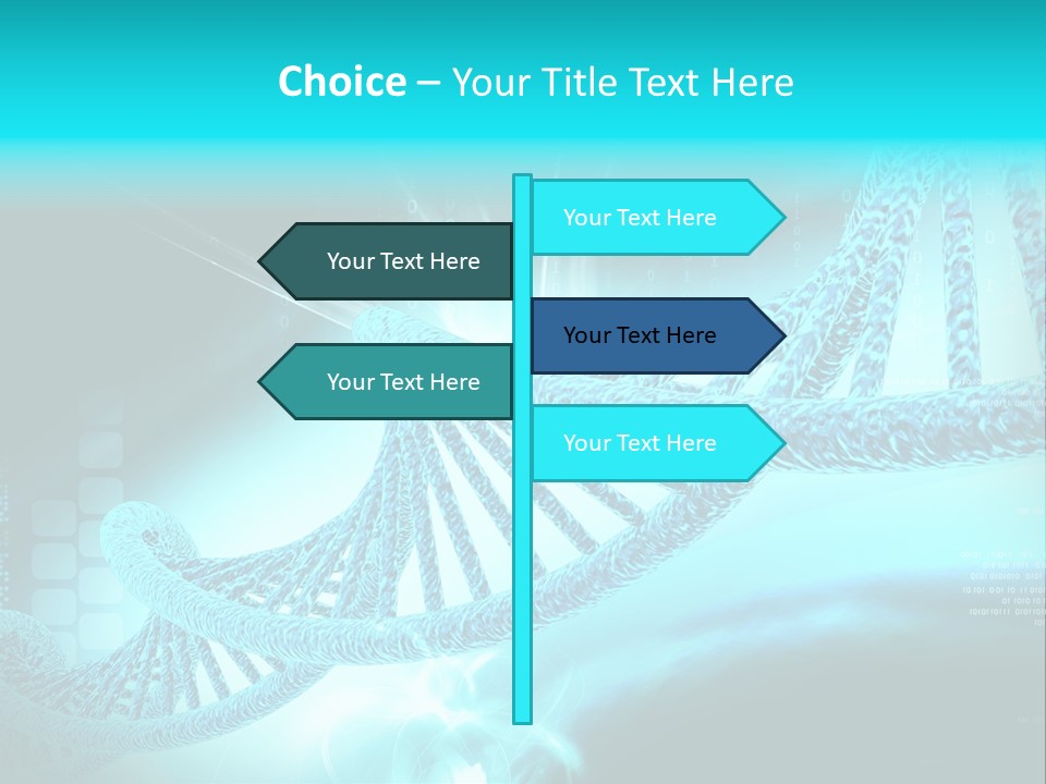 Dna Chromosome Imagination PowerPoint Template