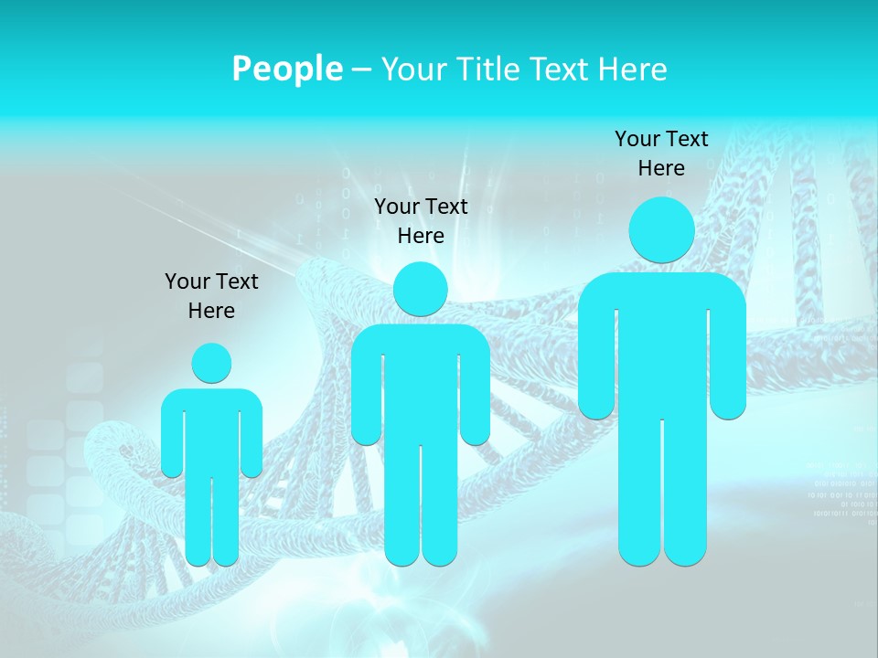 Dna Chromosome Imagination PowerPoint Template