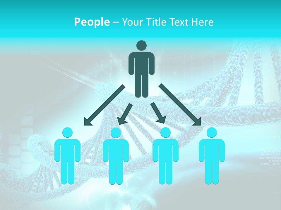 Dna Chromosome Imagination PowerPoint Template