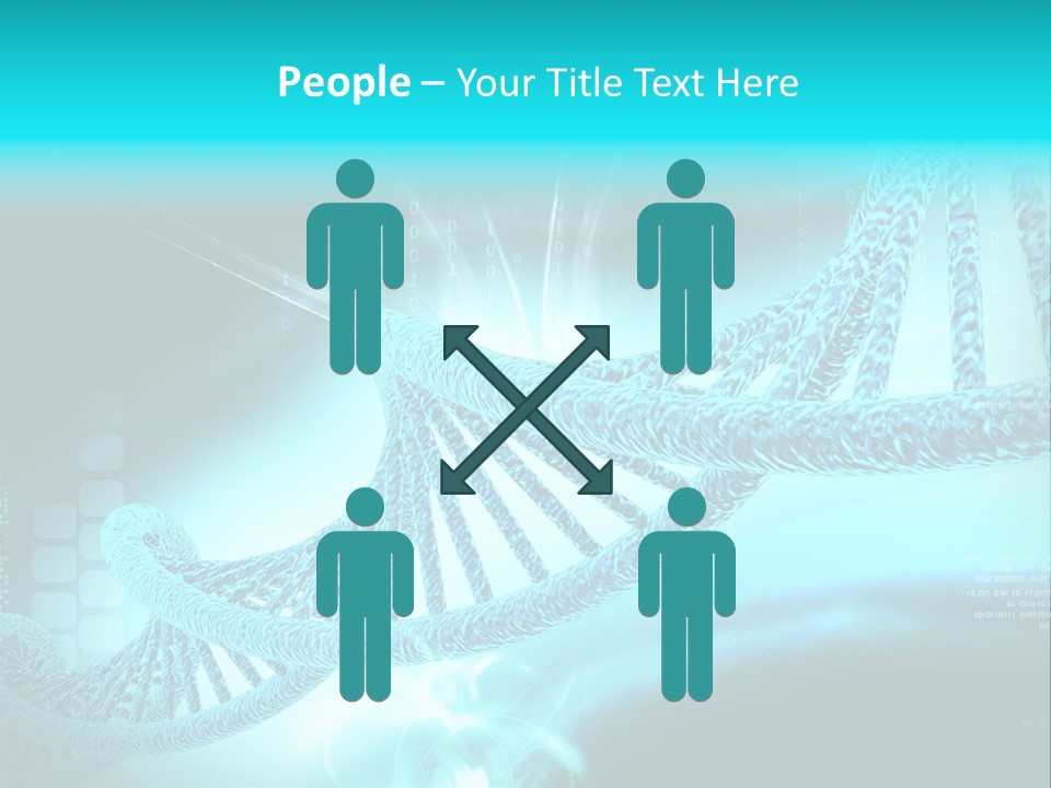 Dna Chromosome Imagination PowerPoint Template