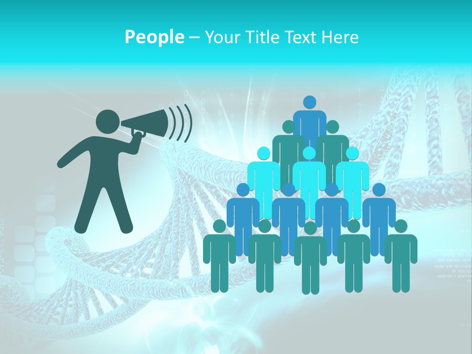 Dna Chromosome Imagination PowerPoint Template