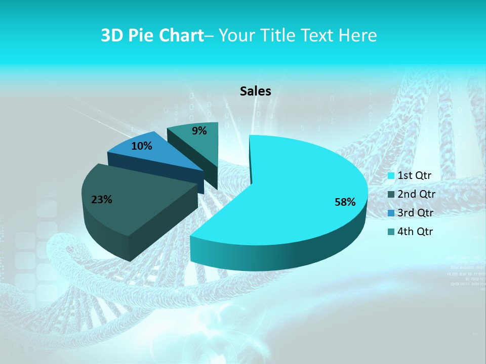 Dna Chromosome Imagination PowerPoint Template