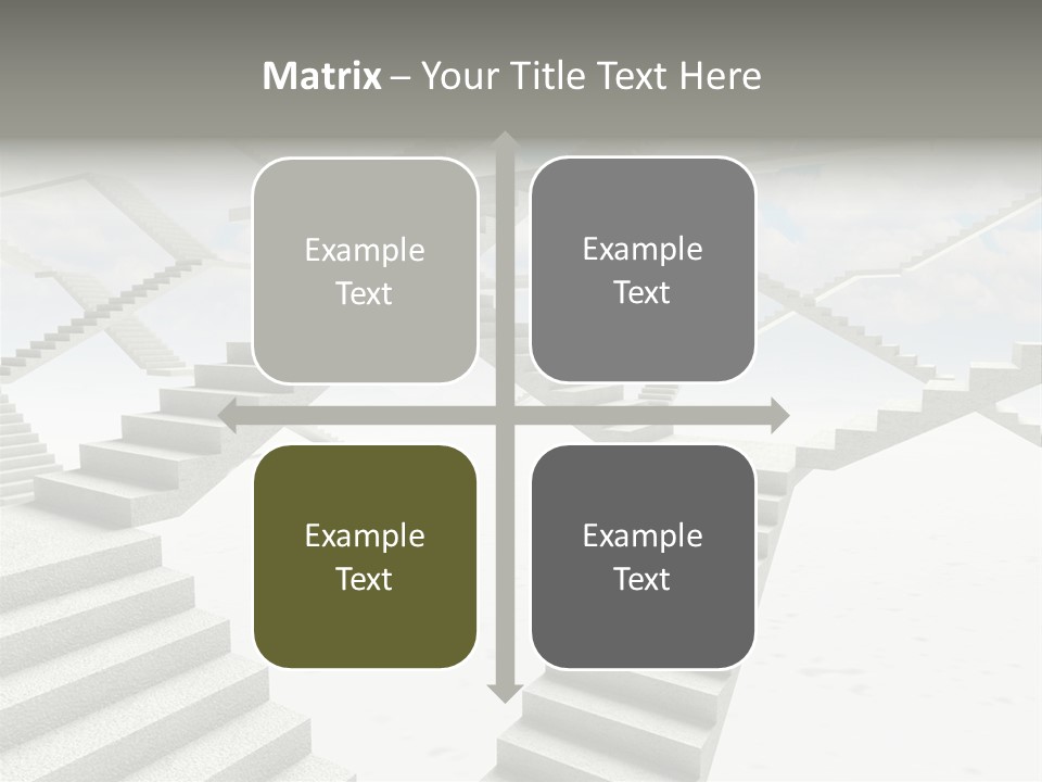 Stair Business Stone PowerPoint Template